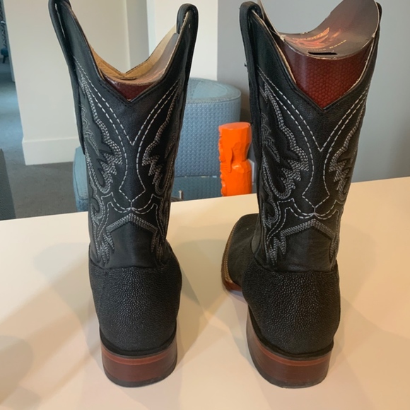 Bottes Western Cowboy Los Altos - Bordeaux - Largeur E - Cuir - Neuf Avec Boîte - Homme